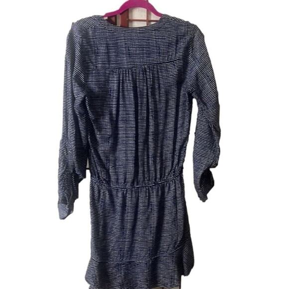 JOIE BLUE ACEY DRESS ROLL TAB SLEEVE SIZE S - Picture 2 of 7